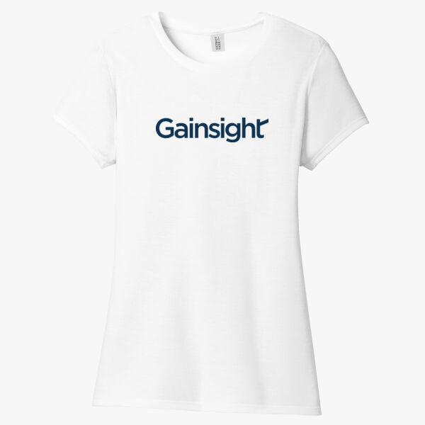 Ladies White Gainsight T-shirt Thumbnail