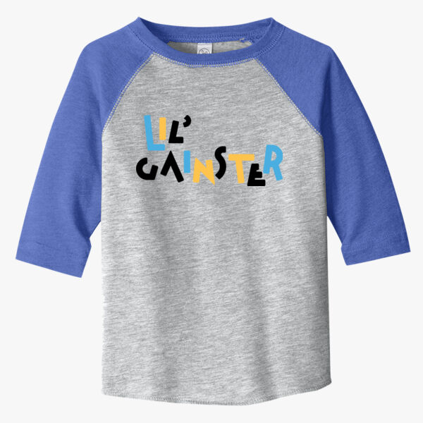 Lil'Gainster Toddler Raglan Tee Thumbnail